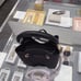 MK Suri SM Bucket Bag Crossbody Black Logo Gold
