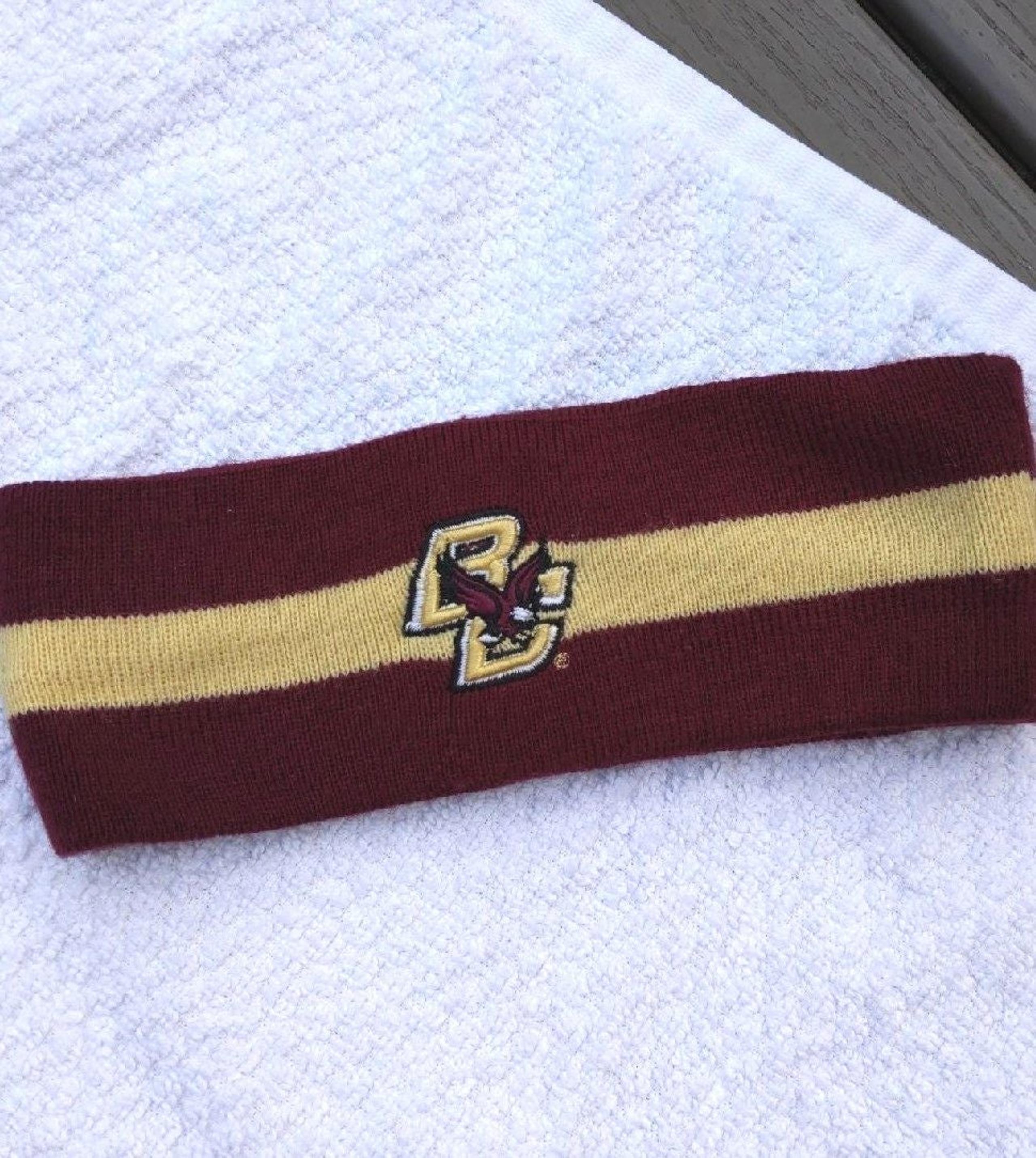Boston College BC Eagles warm headband for university football games homecoming