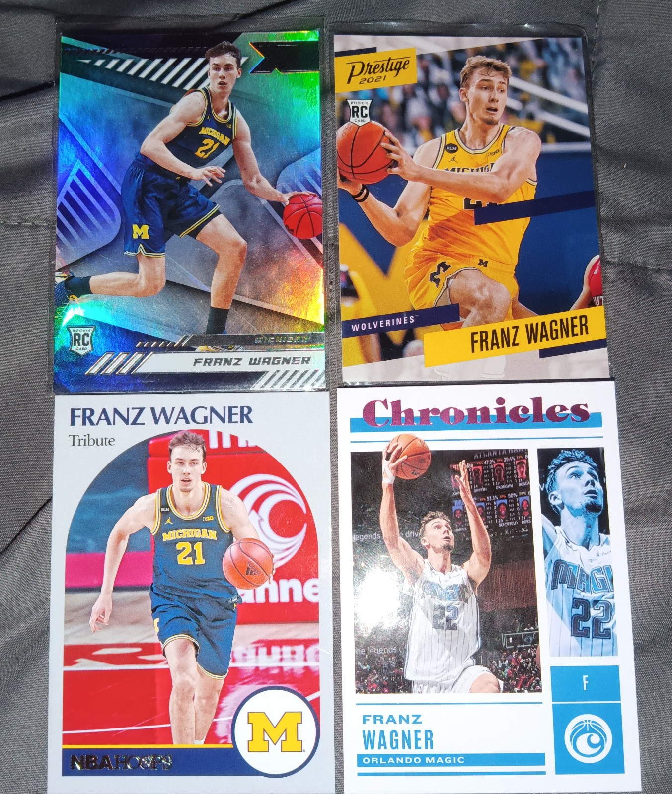 20 FREE CARDS + 3 FRANZ WAGNER ROOKIES PRIZM TRIBUTE RC + 1 WAGNER PINK PARALLEL