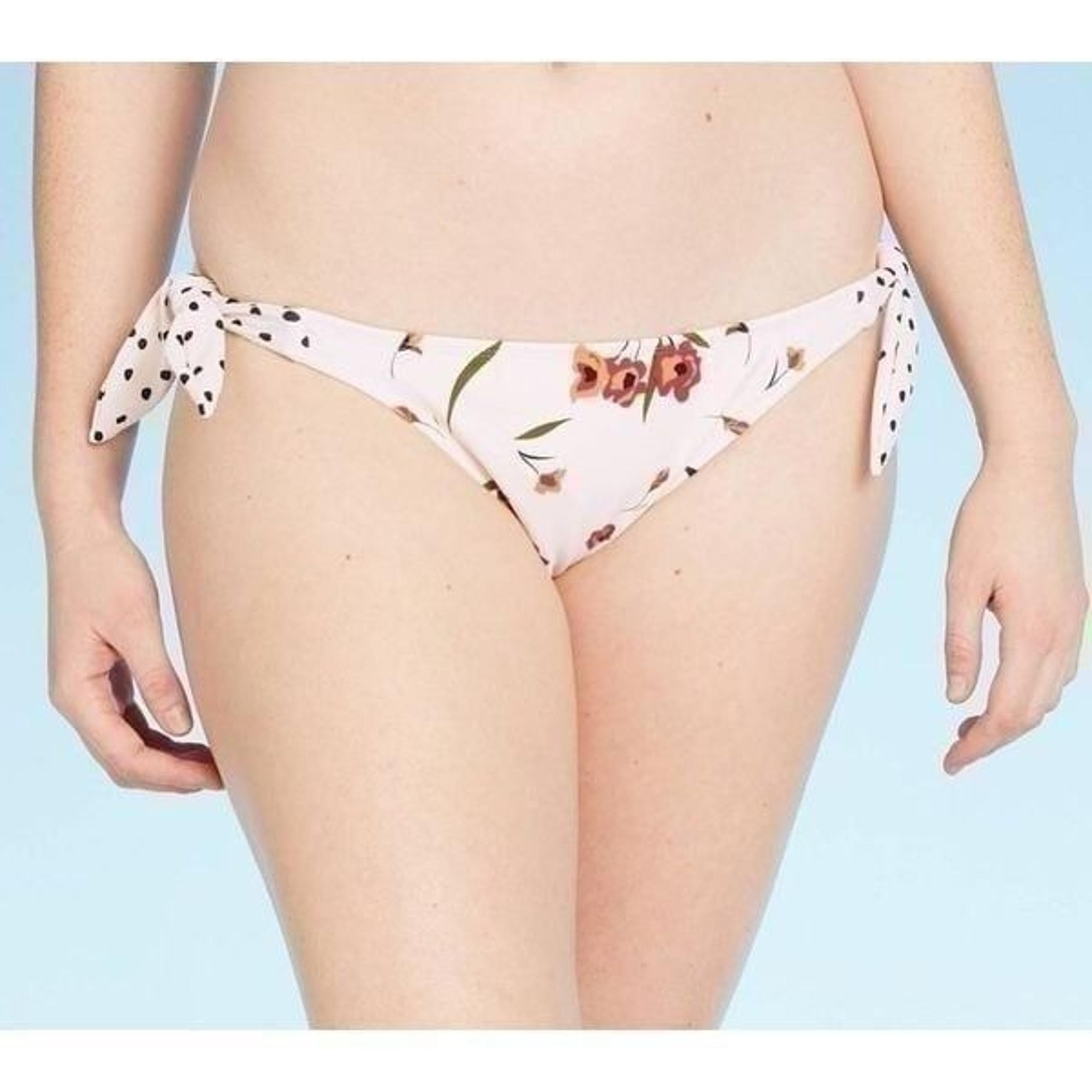 Xhilaration Womens Side Tie Cheeky Bikini Bottom