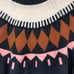 Vintage Chunky Oversized Aztec Southwestern Sweater, Mock Neck Plus SZ XXL