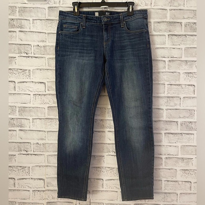 Women’s Kut from the Kloth dark wash Catherine slouchy boyfriend jeans 6