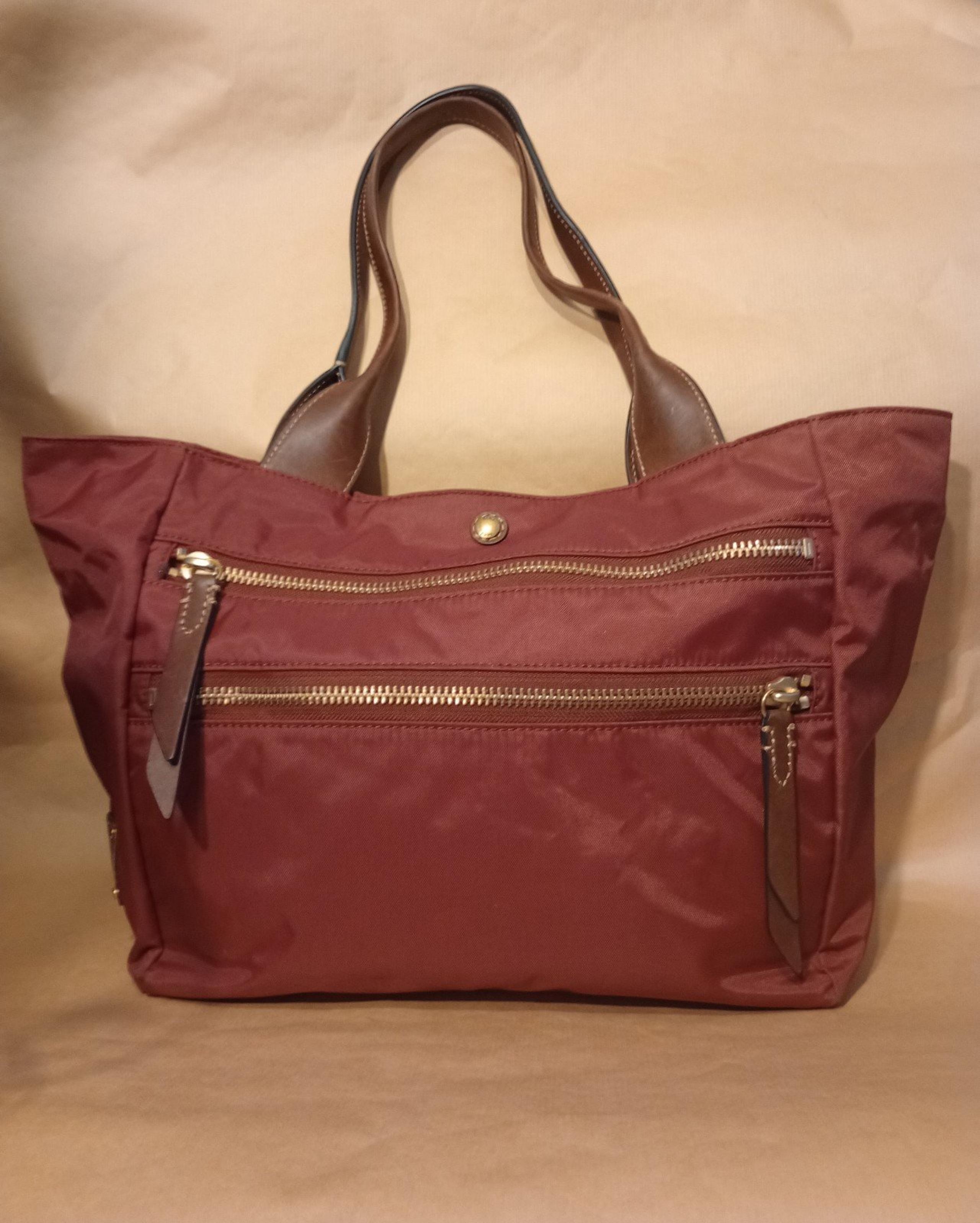 FRYE UNIQUE RUST ROSE LARGE  TOTE BAG