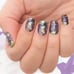 Color Street Infinity Love Purple Glitter Moon and Stars Nail Strips NWT
