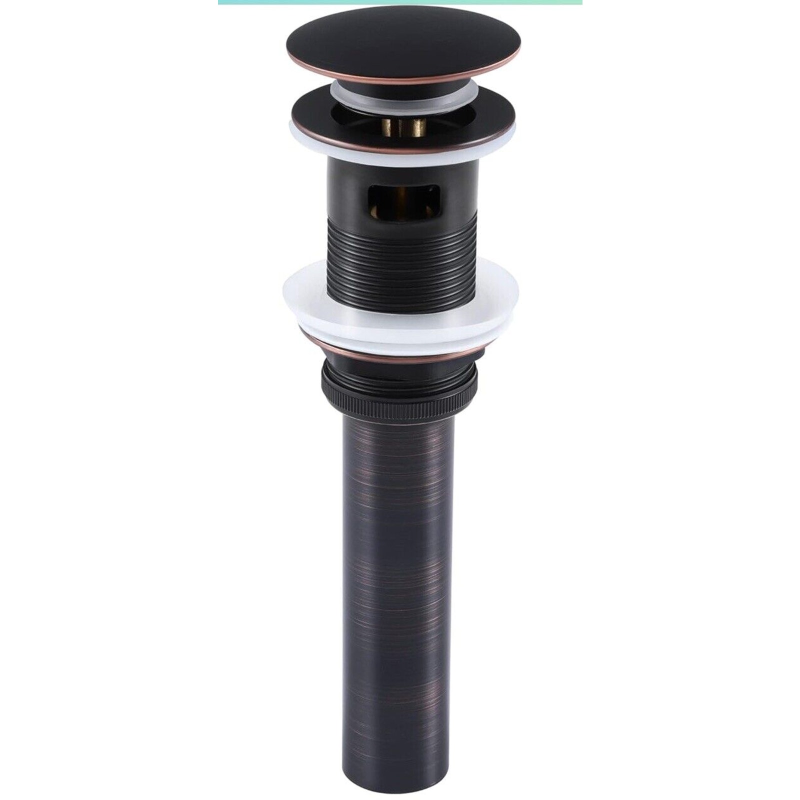 Bathroom Sink Drain without Overflow Vessel Sink Lavatory Vanity Pop Up Drain...