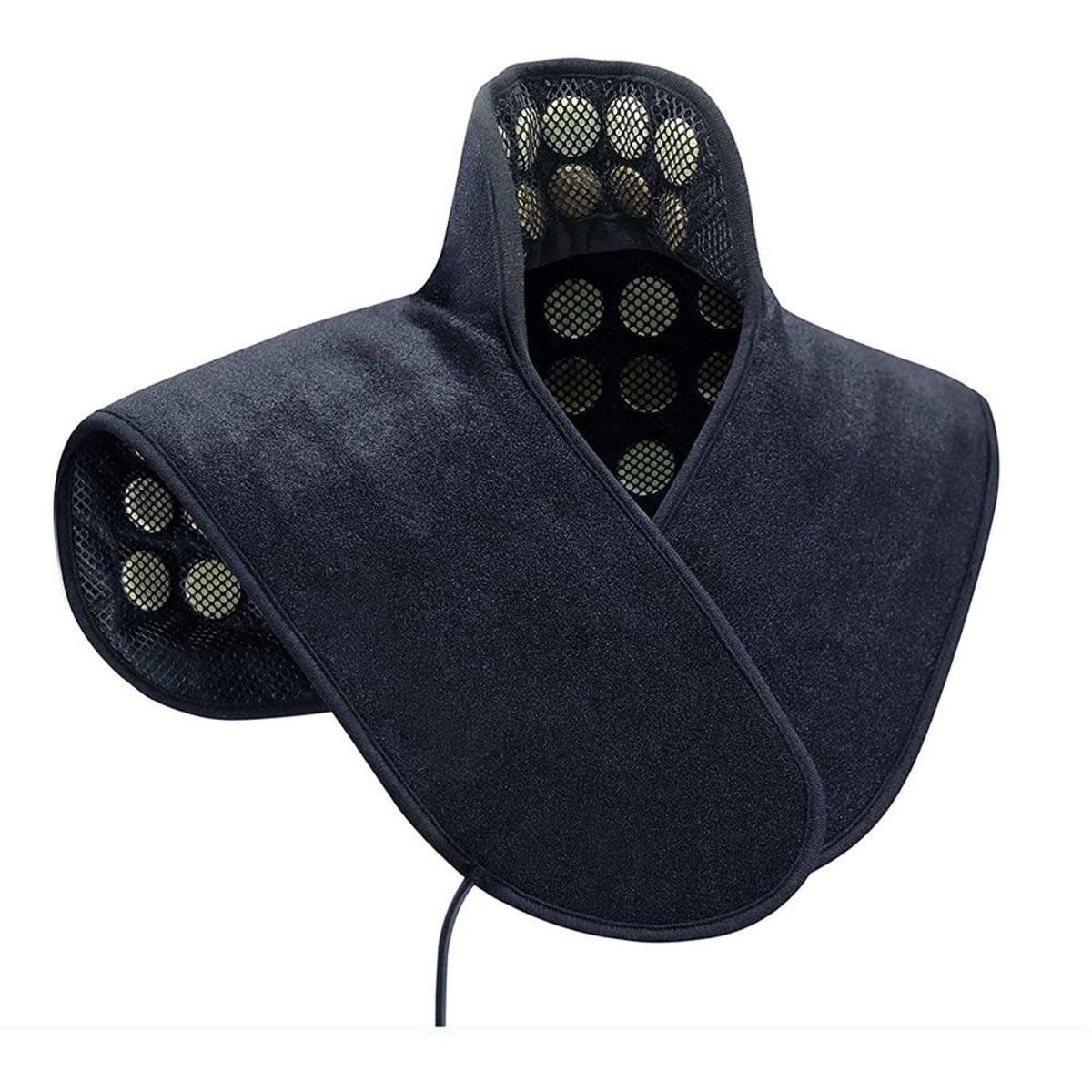 Jade stone far infared heating pad for neck and shoulder pain relief