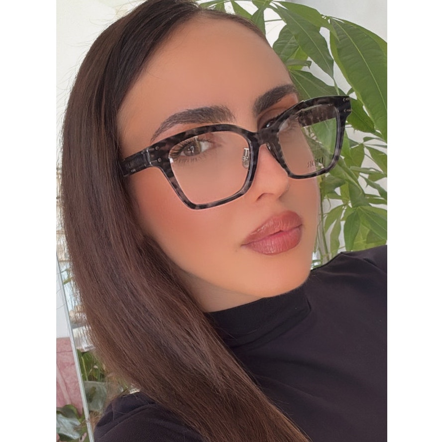 NEW Dior SignatureO S2F Eyeglasses Frames in Havana Grey