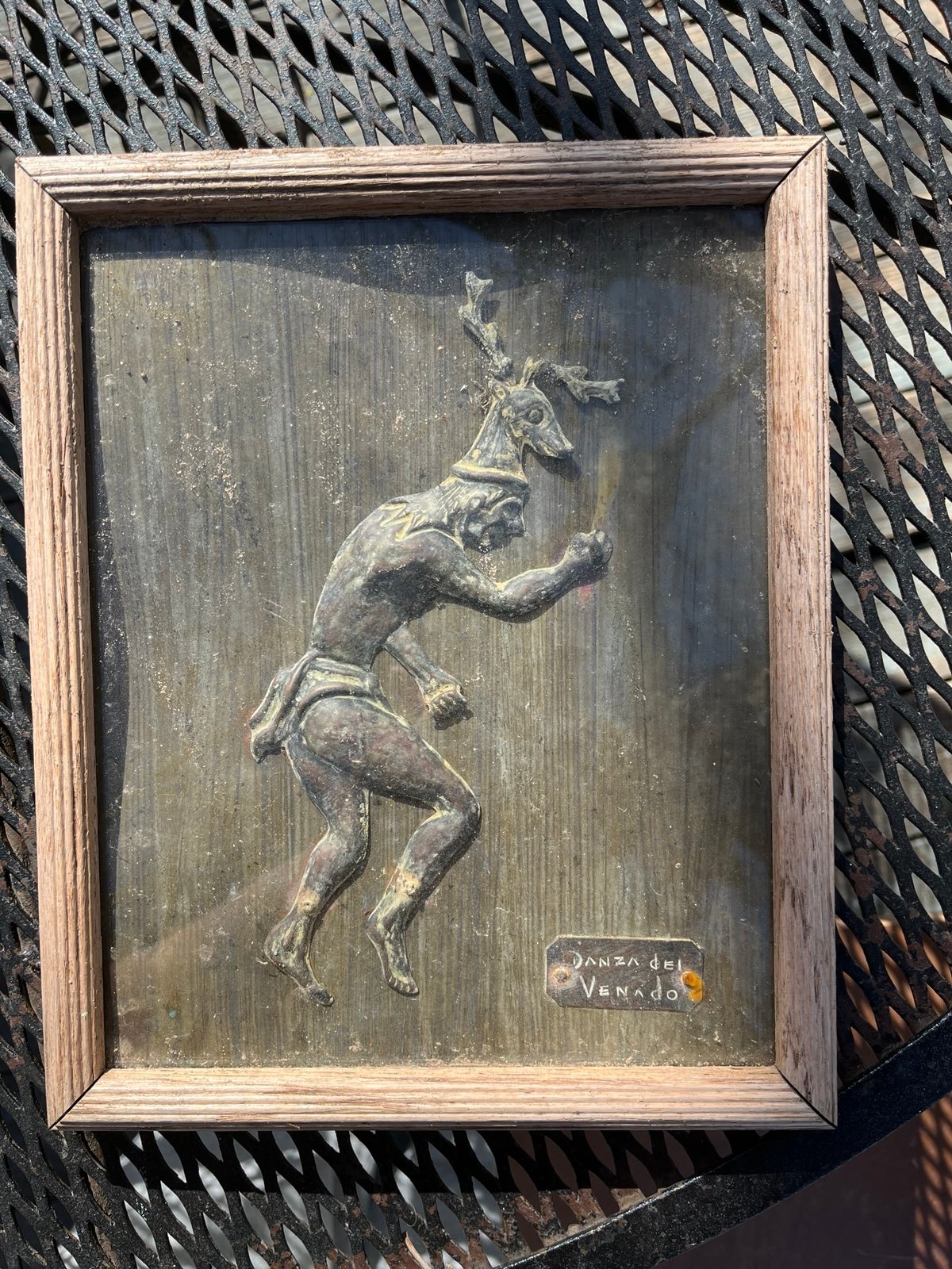 Yaqui Dance of The Deer Copper Wall Plaque