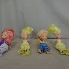 Rose Petal Place Dolls 1984 Vintage Lot 2 Yellow 2 Pink 6 One could be Vint
