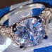Vintage style sapphire ring