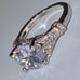 Vintage style sapphire ring
