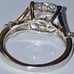 Vintage style sapphire ring