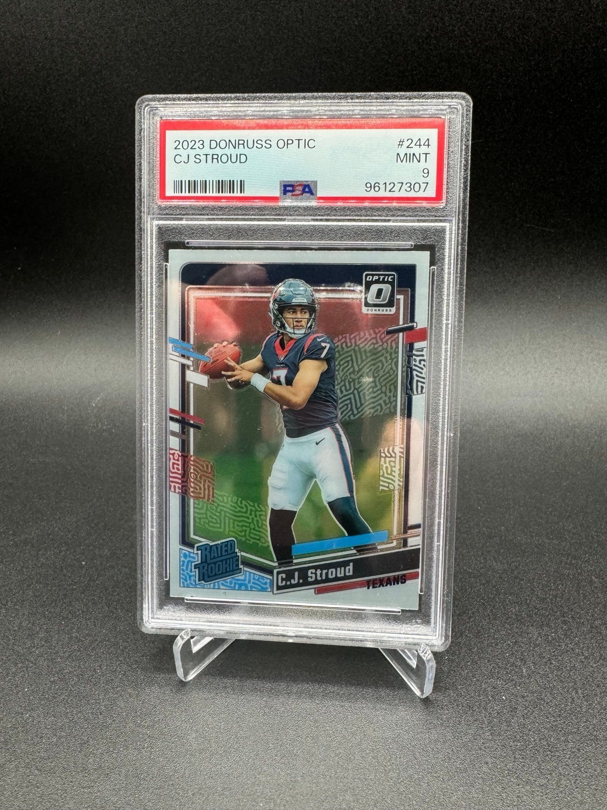 2023 Panini Donruss Optic #244 CJ Stroud PSA 9 MINT