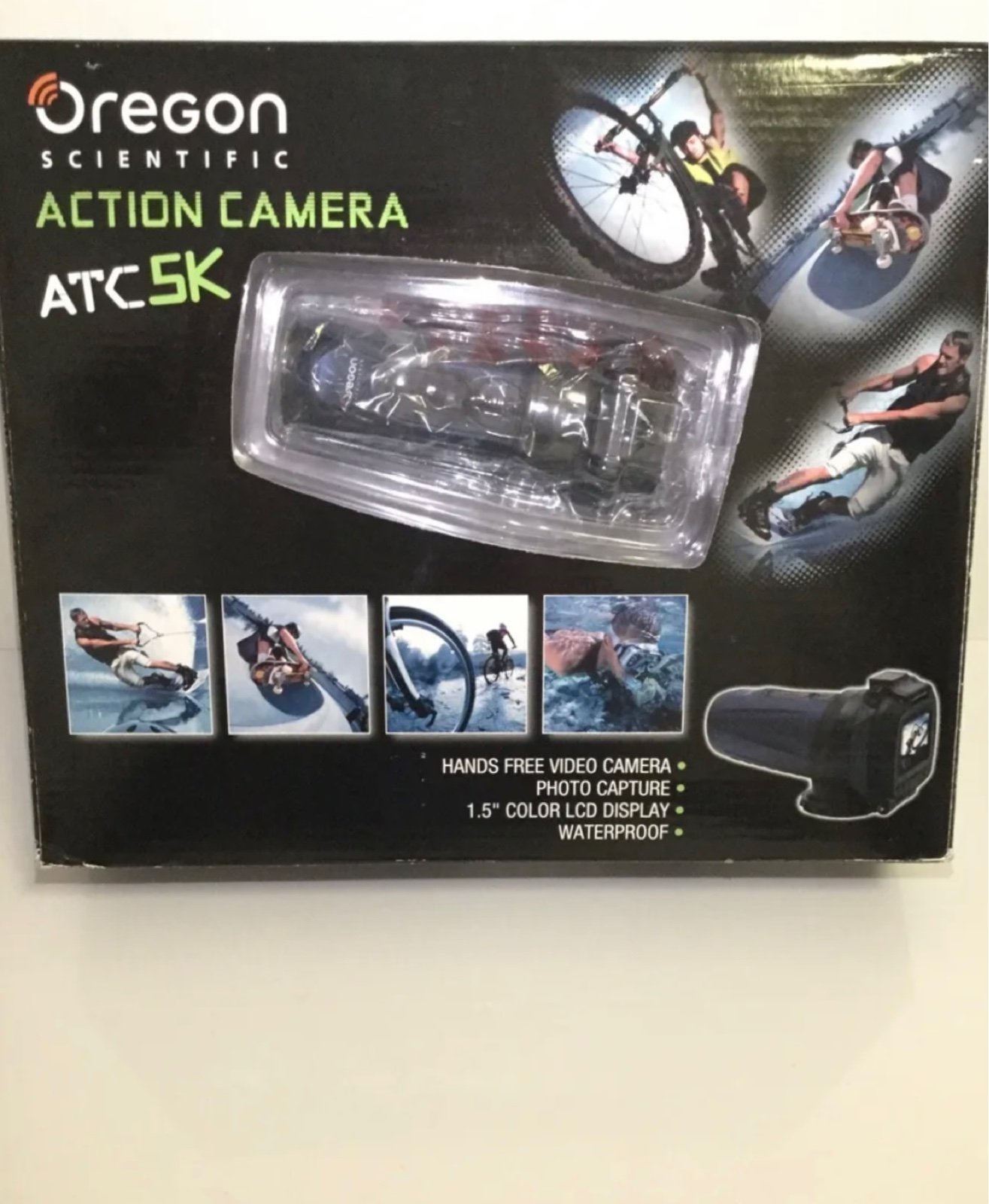 Oregon Scientific Atc 5K Imperméable Action Cam Mémoire Flash Caméscope