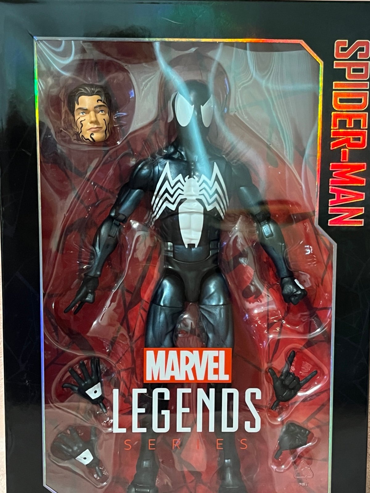 Marvel Legends Series 12 Symbiote Black Suit Spider-Man Factory Sealed
