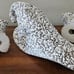 Royal Haeger R1285 VTG MCM White Stone Lace Calla Lily Cornucopia & Candlesticks