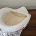 Royal Haeger R1285 VTG MCM White Stone Lace Calla Lily Cornucopia & Candlesticks