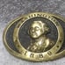 George Washington 1889 Heritage Mint Registered Brass Belt Buckle Great Vintage