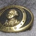 George Washington 1889 Heritage Mint Registered Brass Belt Buckle Great Vintage