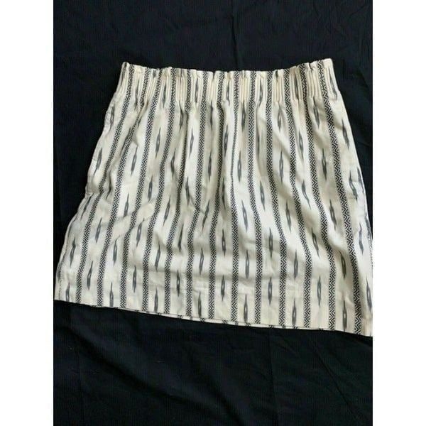 J Crew New Cotton Tribal mini skirt