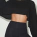 Joah brown slouchy crop pullover