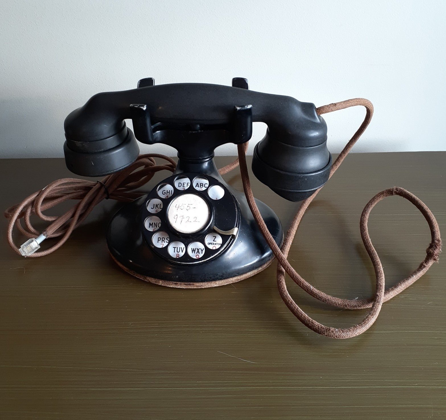 Vintage Western Electric Rotary Dial Telephone 1930's