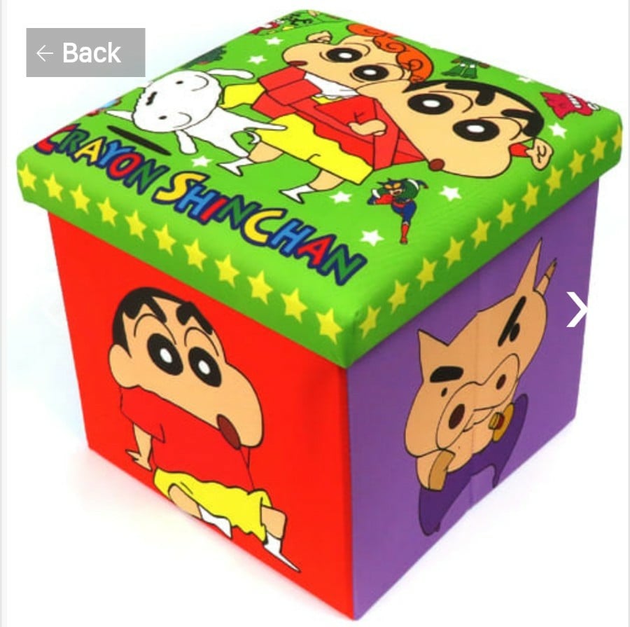 SHINNOSUKE, SUNFLOWER AND SHIRO STORAGE BOX CRAYON Shinchan