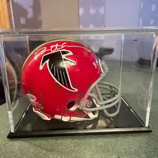 Signed NFL mini helm