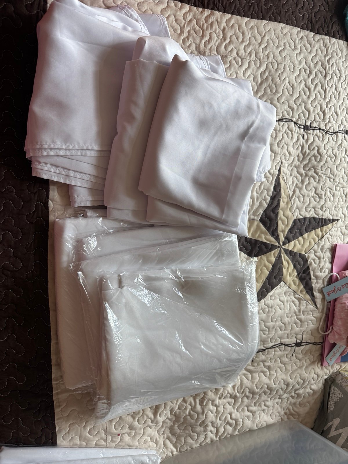White tablecloths