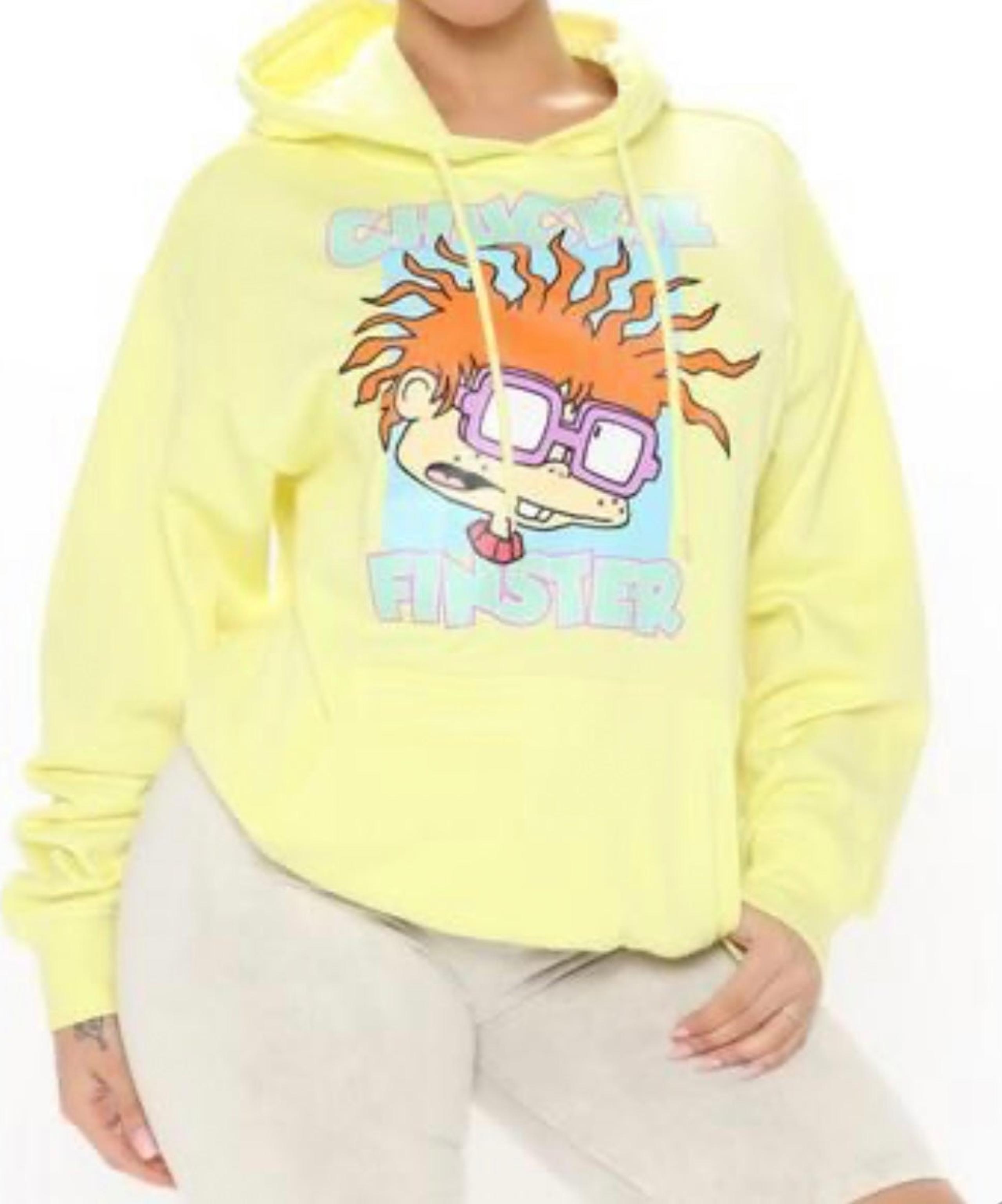 Rugrats Chuckie Finster Oversized Hoodie Small