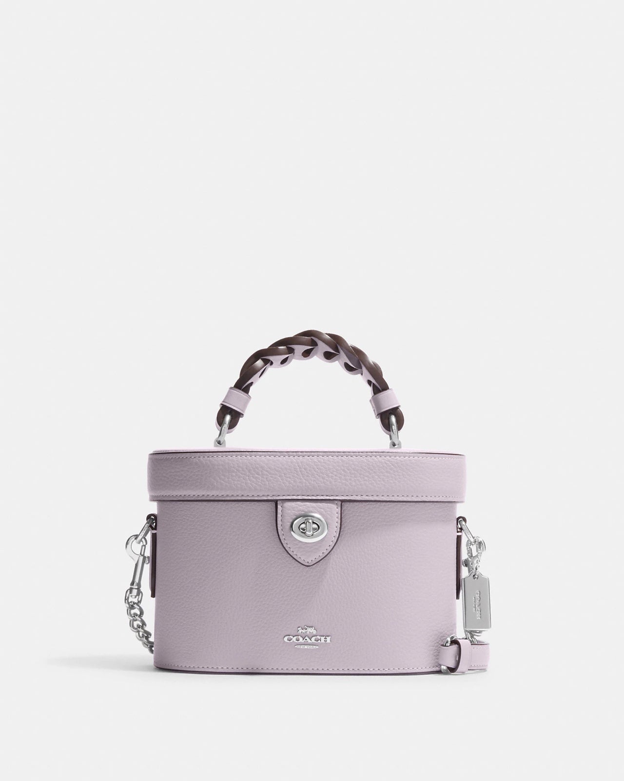 NWT Coach CJ612 Kay Crossbody in Refined Pebble Leather & Smooth Leather Mist