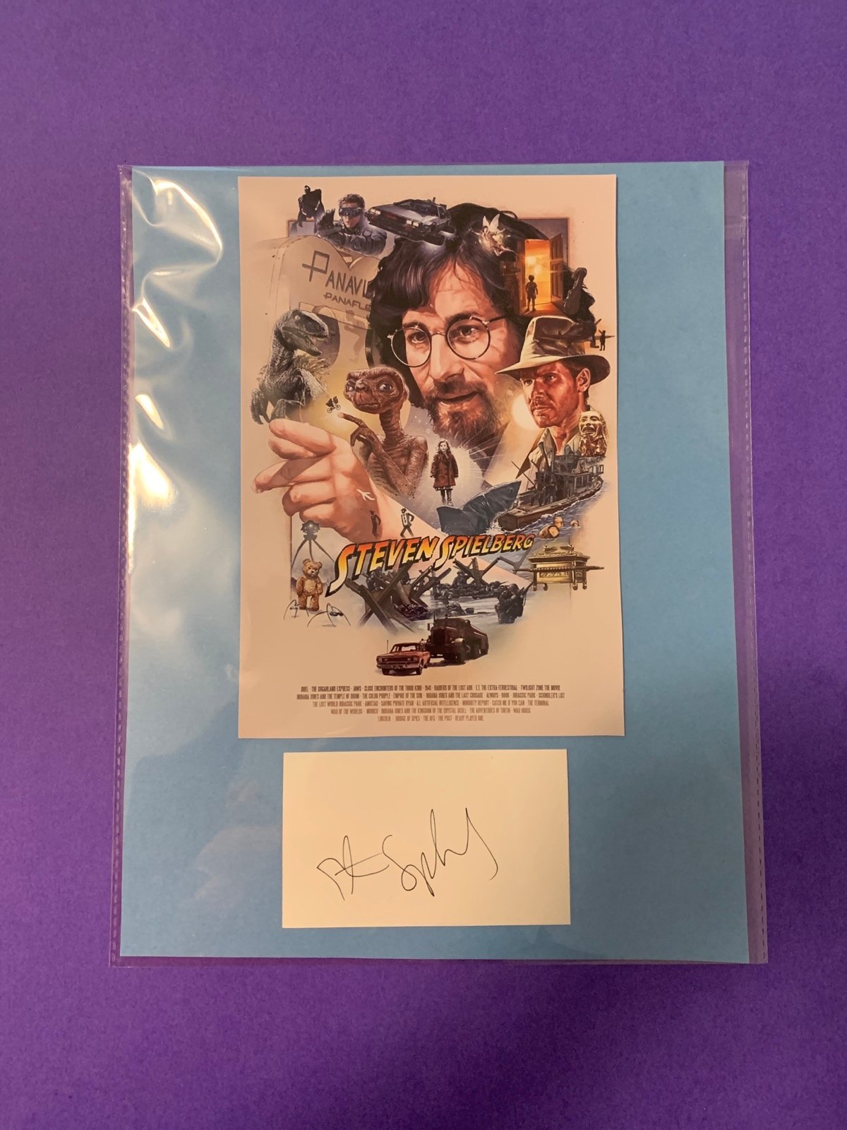 Steven Spielberg hand signed autograph