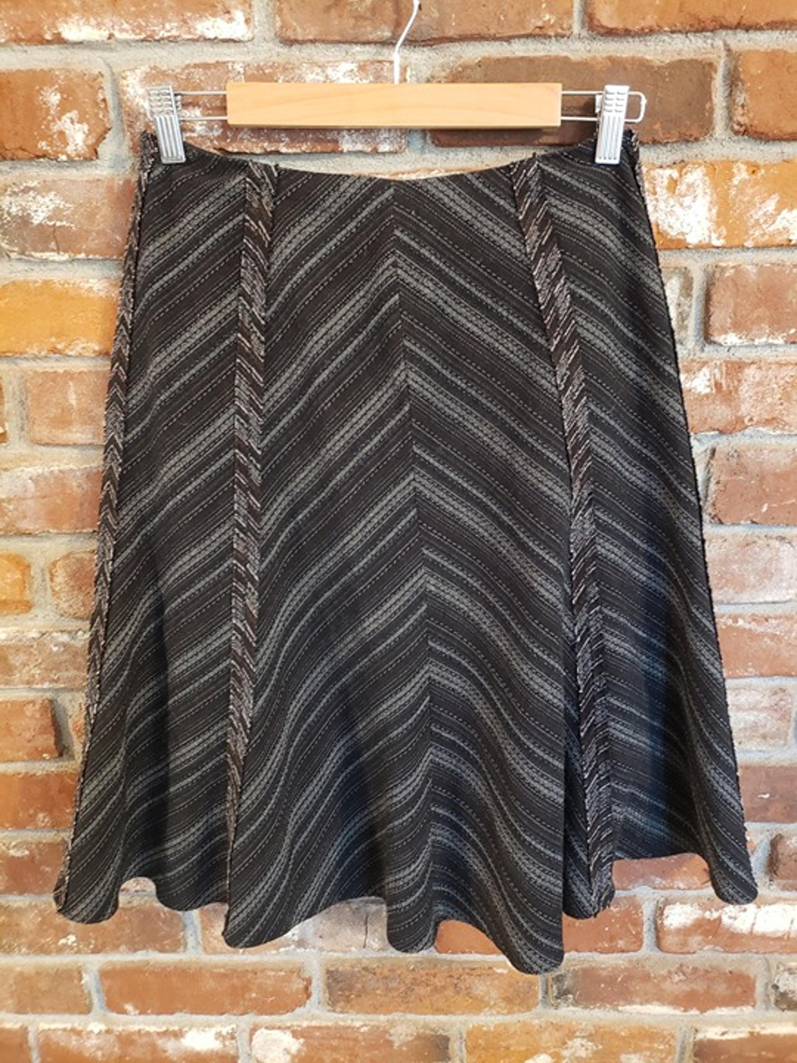 Gianni Bini Womens Brown Black Pink A-Line Skirt  Size 0