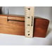 Burl Wood Handcrafted Hardwoods by DeMeules Signed Trinket Jewelry Storage Box