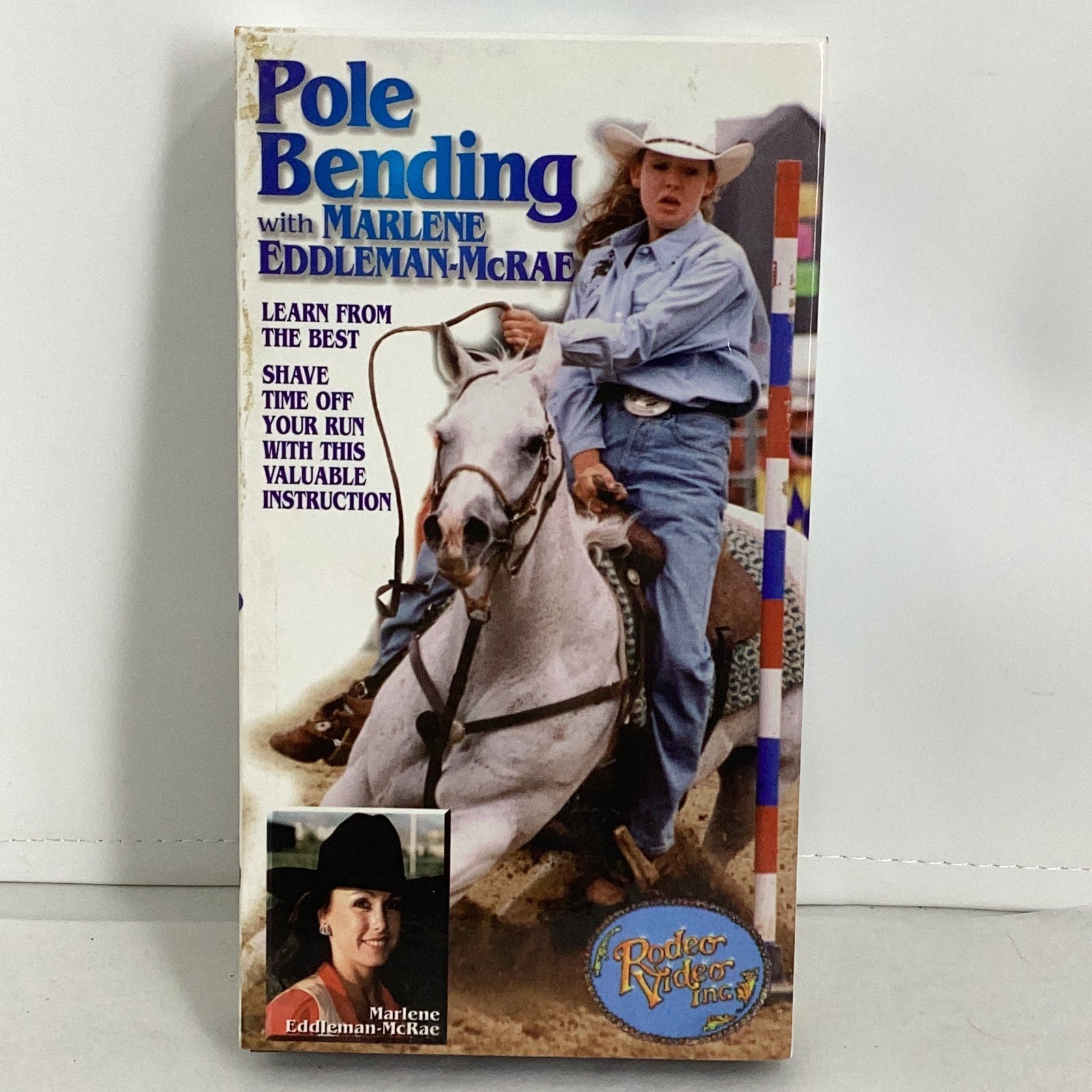 POLE BENDING VIDEO Vhs Rodeo Instruction Marlene Eddleman McRae 4-H NBHA