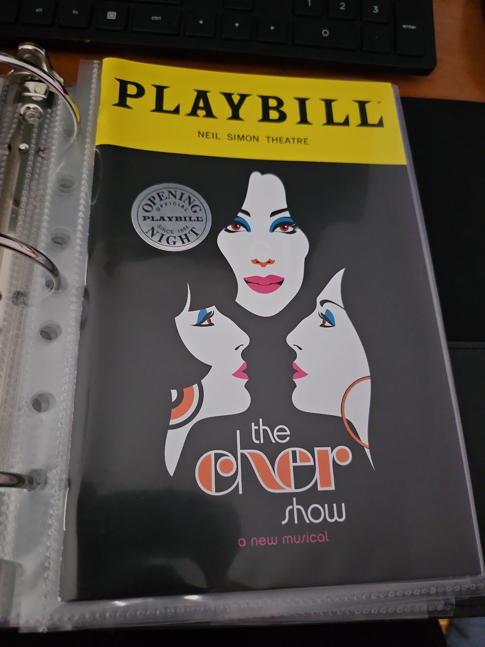 Playbill Opening Night The Cher Show