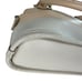 Coach Crossgrain Leather Mini Cora Crossbody Bag Satchel Bicolor Apricot Chalk