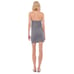Norma Kamali Gray Strapless Tailored Terry Mini Dress Size Small
