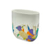 Rosenthal Studio Linie Wolf Bauer Collection Floral Oval 5.75 Porcelain Vase