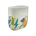 Rosenthal Studio Linie Wolf Bauer Collection Floral Oval 5.75 Porcelain Vase