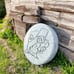 Set of 2 White Bucees Concrete Stones