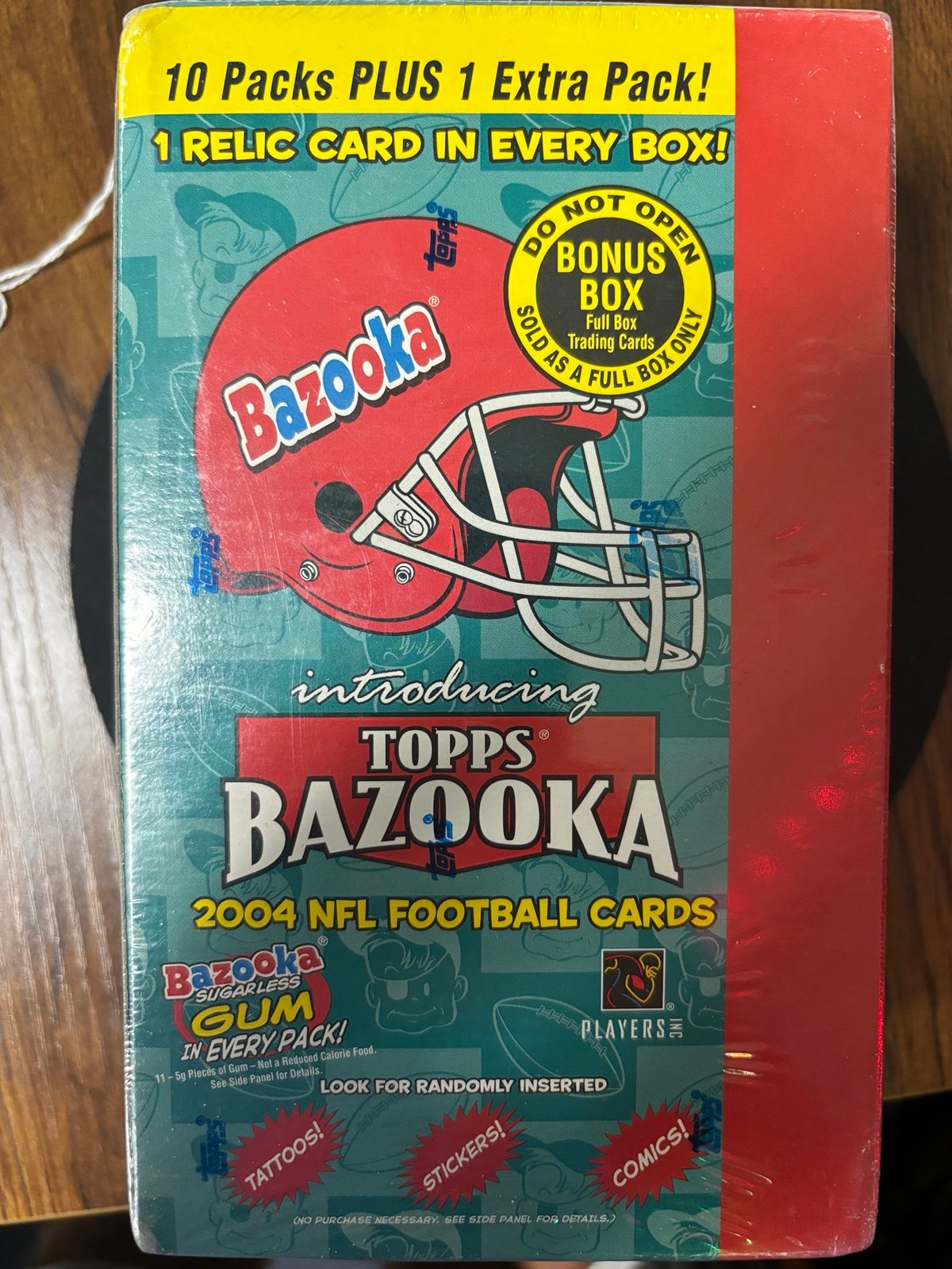 2004 Topps Bazooka NFL Sealed Retail Box! See description!