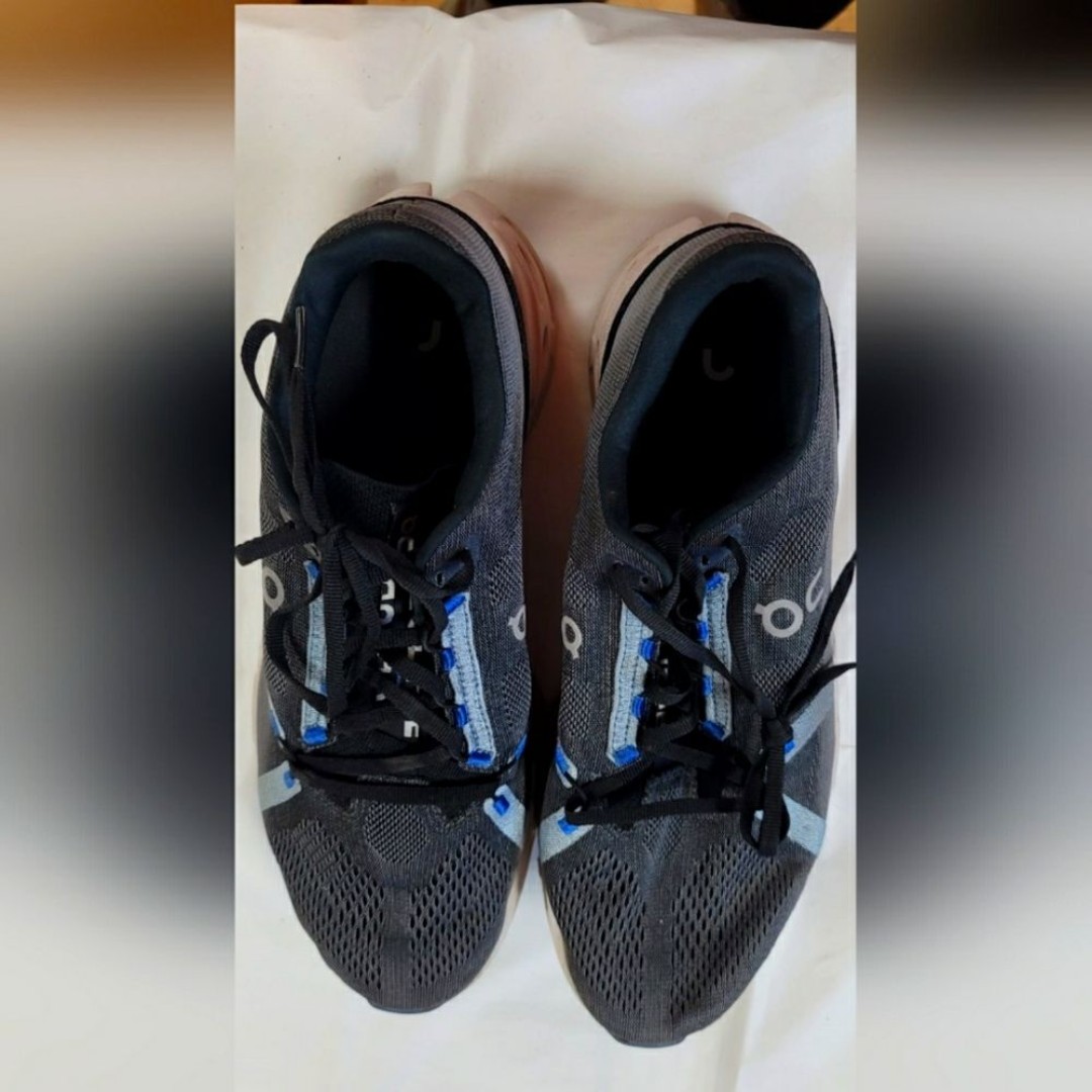On CloudExclipse Running Sneakers Tennis Shoe Blue Gray Black Frost Men 12