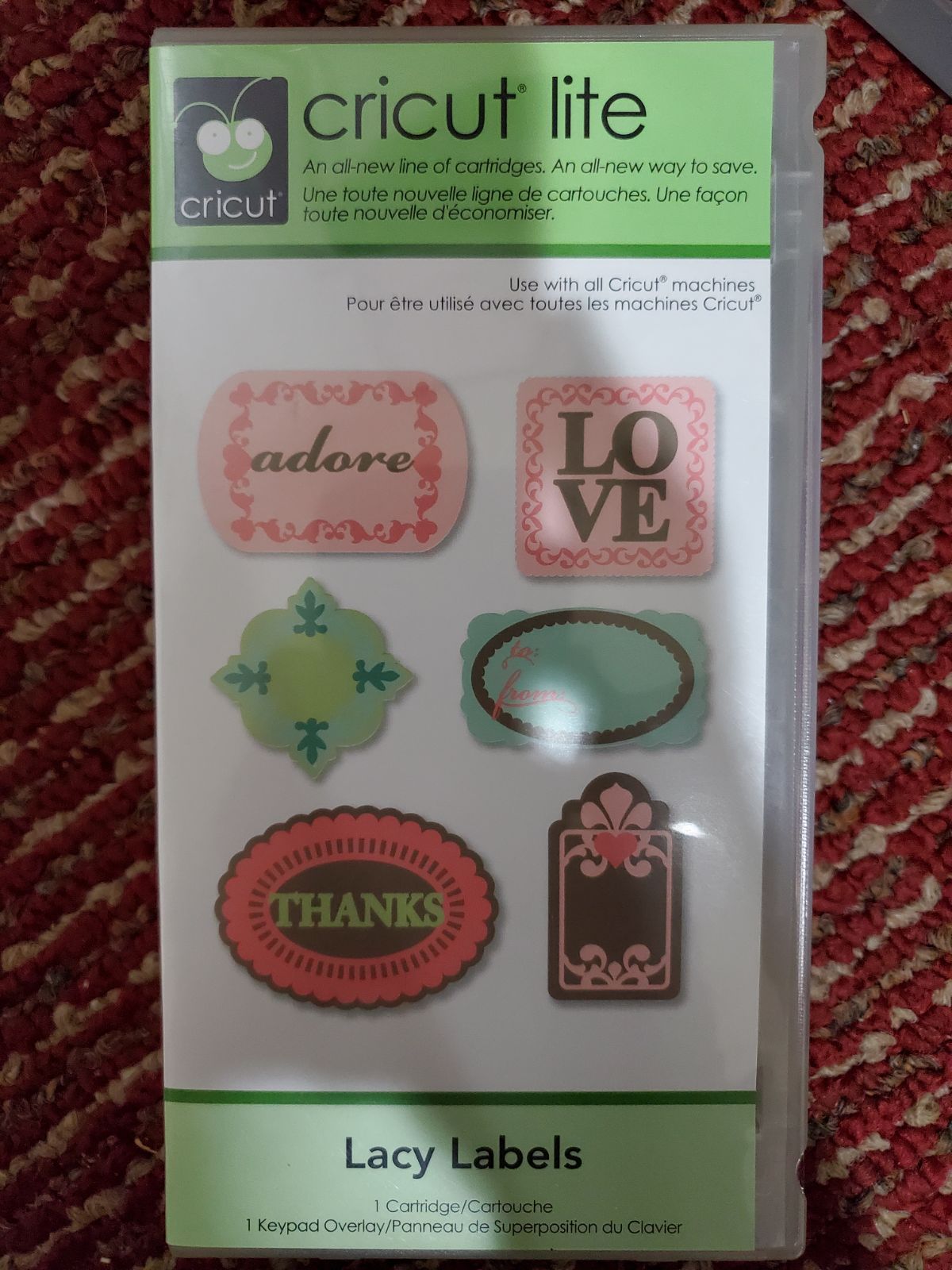 Cricut cartridge Lacy Labels