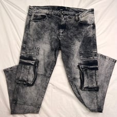 Vintage Decibel Jeans Size 38X34 Washed Up Gray Color L050922 Rn 119921