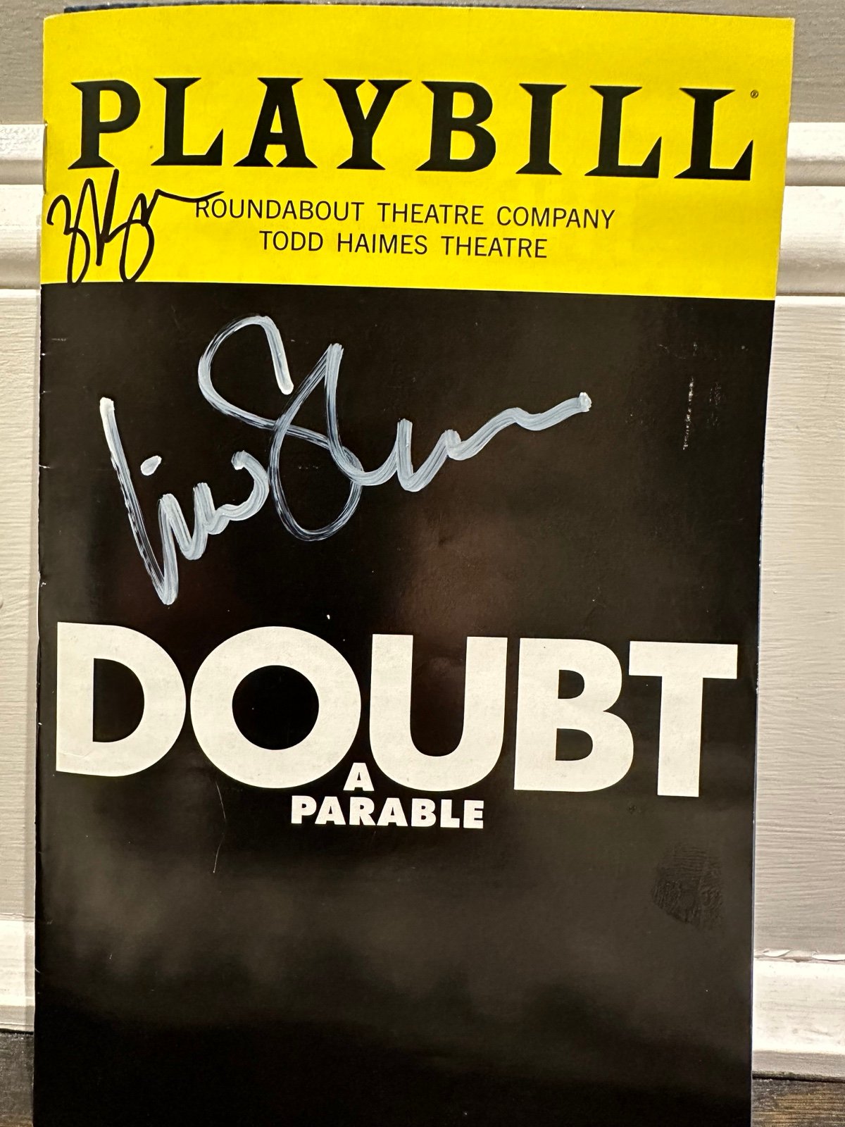 Doubt Broadway Signed Playbill
