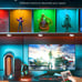 Rechargeable Lights with Remote, 3 CCT & 12 RGB Colors Motion Sensor, 6 Pack