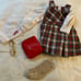 American girl Molly dress and accessories