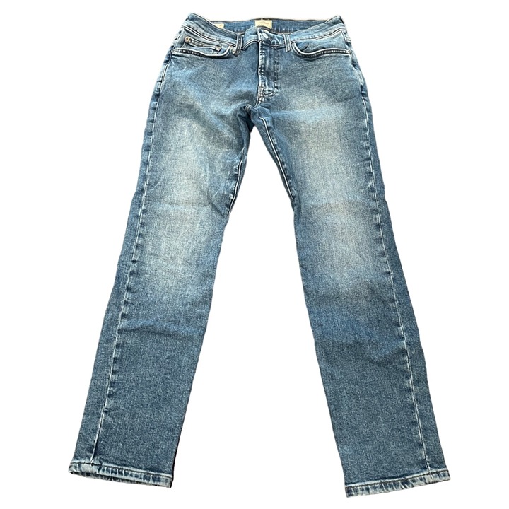 J.Crew Men's Sz 30x30 484 Slim-Fit Stretch Jean Taper Medium Indigo Wash BX862