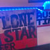 Hand Painted Lone Star Beer Sign